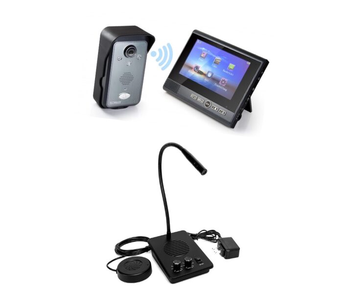 Sarunu iekārtas, video un audio durvju zvani (domofoni)