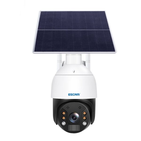 ESCAM QF724 4G 3MP bezvadu Full HD video novērošanas kamera ar saules paneli